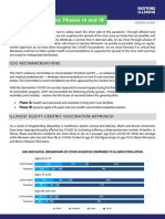 Phases 1A and 1B of Vaccine Distribution in Illinois