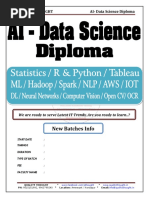 New Batches Info: Quality Thought Ai-Data Science Diploma