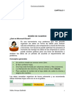 Diseño Manual Excel