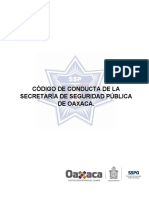 Código de Conducta de La Secretaría de Seguridad Pública. 1