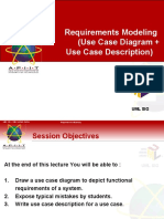 Requirements Modeling (Use Case Diagram + Use Case Description) Requirements Modeling (Use Case Diagram + Use Case Description)