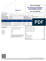 Factura Electrónica / Electronic Invoice: M&M Repuestos Y Servicios S.A