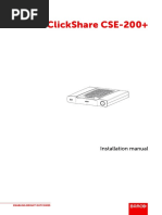 06.2 - Clickshare CSE-200+ - Installation PDF