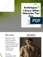 I Know What Character You Are Example