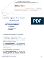 Analyse logique de la phrase - Les propositions.pdf