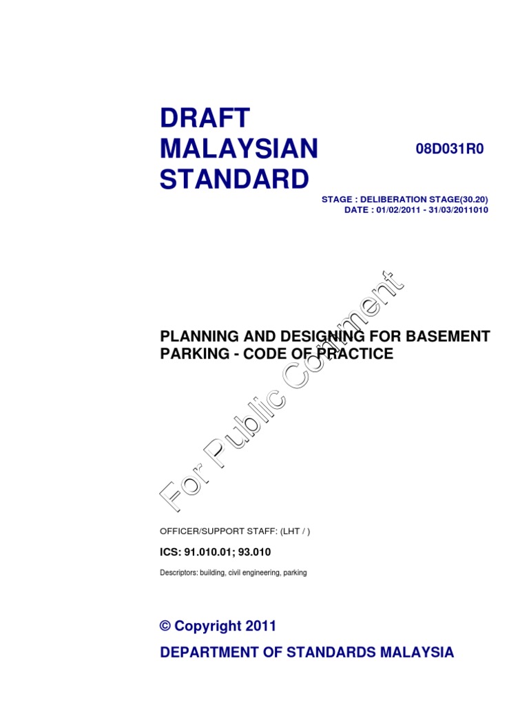 Basement Standard  PDF  Traffic  Elevator