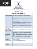 Department of Education: Task 1. Point of Entry