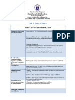 Department of Education: Task 1. Point of Entry