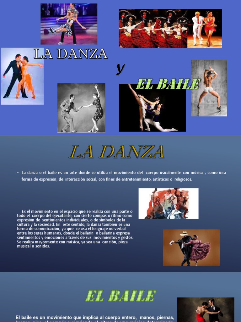 Tipos de Danza y su Significado | PDF | Ballet | Bailes