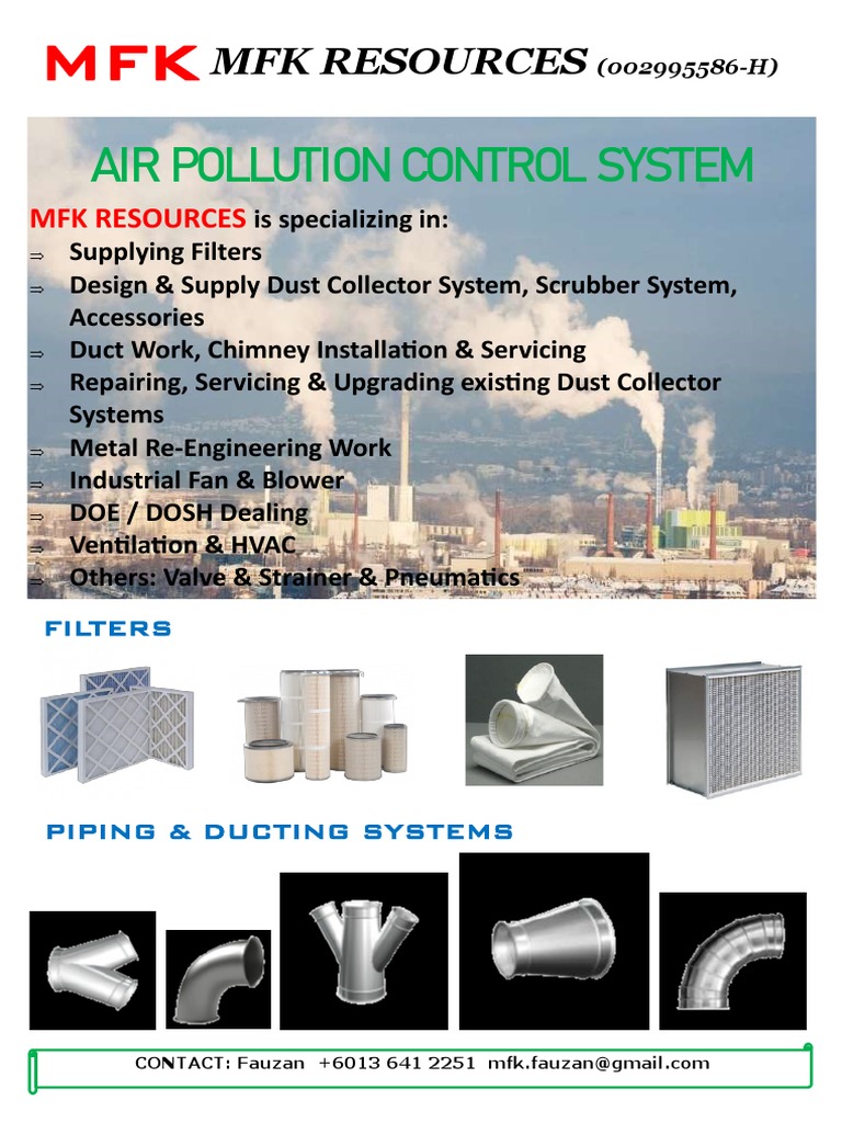 Air Pollution Control Solutions by MFK | PDF | Computers