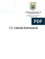 7.2 Cálculo Estructural