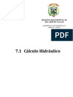 7.1 Cálculo Hidráulico PDF