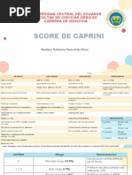 ESCALA DE CAPRINI Formato | PDF | Rtt | Especialidades Medicas