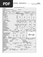 Heat Exchanger Sizing E-7010 #1