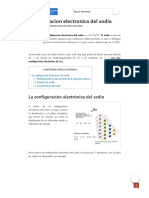 Configuracion Electronica Del Sodio PDF