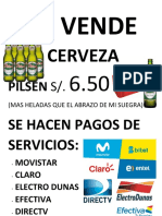 Se Vende Cerveza