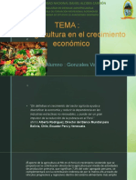 Agricultura en el crecimiento económico