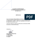 Certificado de Ingresos PDF