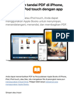 Simpan, Baca, Tandai PDF di iPhone dengan Apple Books