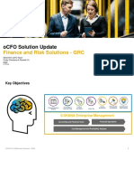 oCFO Solution Update: Finance and Risk Solutions - GRC