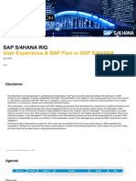 User Experience & SAP Fiori in SAP S/4HANA
