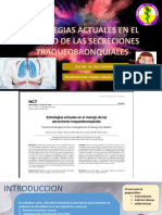 UANCV Medicina Humana Estrategias Actuales en El Manejo de Las Secreciones Traqueobronquiales