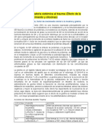 Respuesta Inflamatoria Sistémica Al Trauma