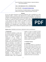 Informe #11 - Variación de La Solubilidad Con La Temperatura