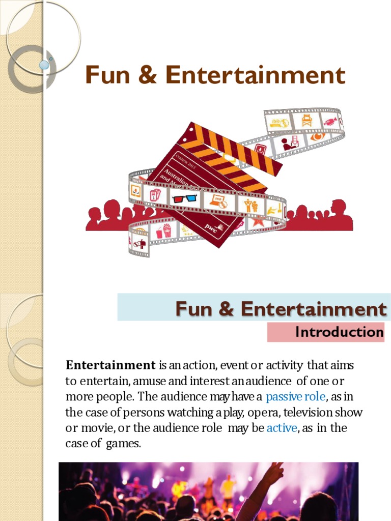 Entertainment Activities Guide | PDF | Question | Movie Theater