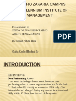 Peresentation On Study of Non-Performing Assets Management By: Shaikh Abdul Hadi