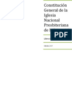Constitución General de la Iglesia Nacional Presbiteriana de México