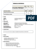 TDR Glasificacion Ordenamiento y Archivo Subgerencia