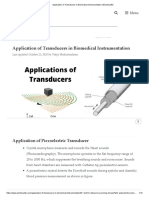 Pizeoelectric Transducer-Biomedical Application 1 PDF