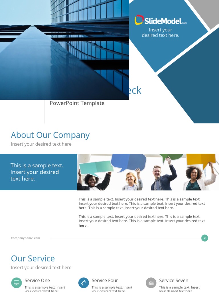 Professional Business Slide Deck Powerpoint Template PDF Application Software Office Software