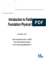 Introduction To Fieldbus Foundation Physical Layer: Fazi Hashim - MTL