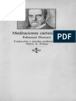 Husserl, Edmund. «Meditaciones Cartesianas» [Tecnos]