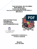 Universidad Naclonail de Colombia Medellín FAC Ultad de Mi NAS Eléctrica ME Cánica