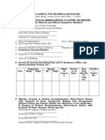 Ta/Da Bill of Non-Official Member Invited To Attend The Meeting