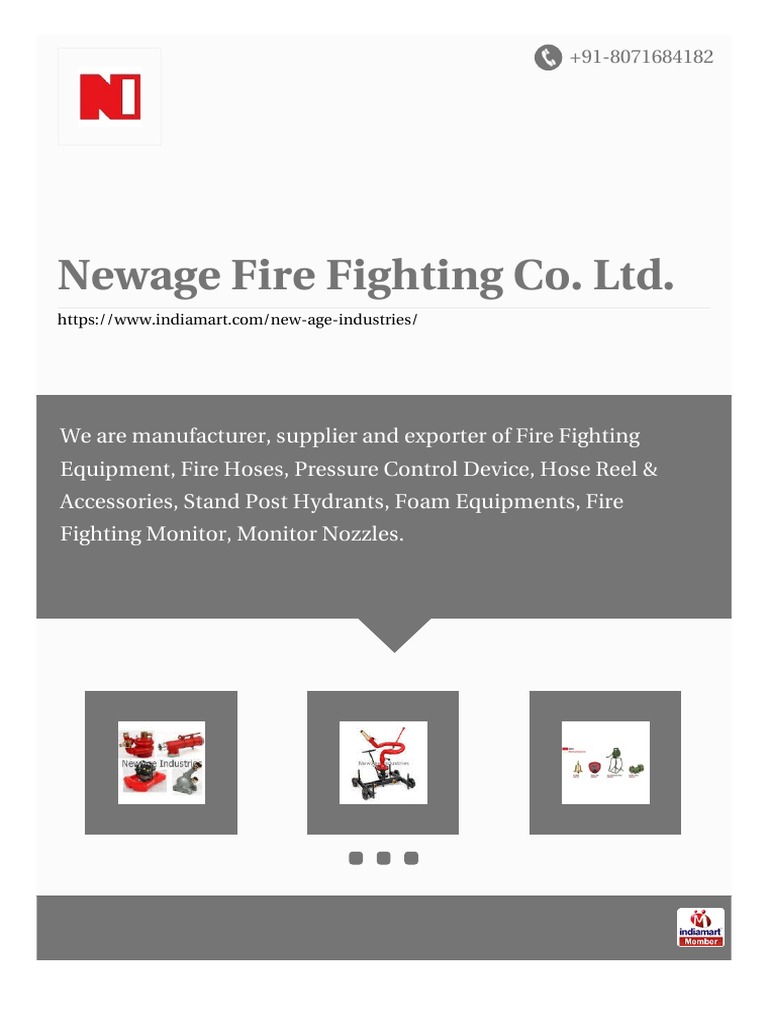 Newage Fire Fighting Co. LTD PDF Firefighting Valve