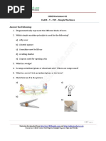 Class 5 Light and Shadow Worksheet | PDF | Shadow | Sunset