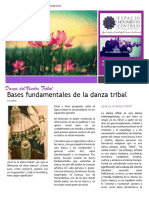 Bases Fundamentales de La Danza Tribal PDF