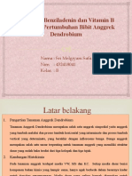 Pengaruh Benziladenin Dan Vitamin B Terhadap Pertumbuhan Bibit Anggrek