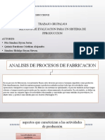 Evaluación sistemas producción