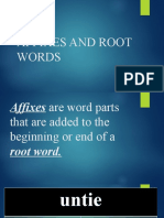Affixes and Root Words