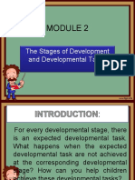 The Stages of Development and Developmental Tasks