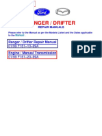 Ranger Drifter Repair Manual Index PDF