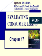 Evaluating Consumer Loan