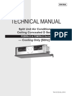 Ceiling Conceal Duct Echnical Manual