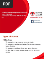 Acute Stroke Management Resource:: Types of Stroke & Anatomy and Physiology of Acute Stroke