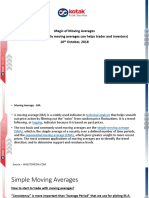 Magic of Moving Averages (Learn How Magically Moving Averages Can Helps Trader and Investors) 10 October, 2018